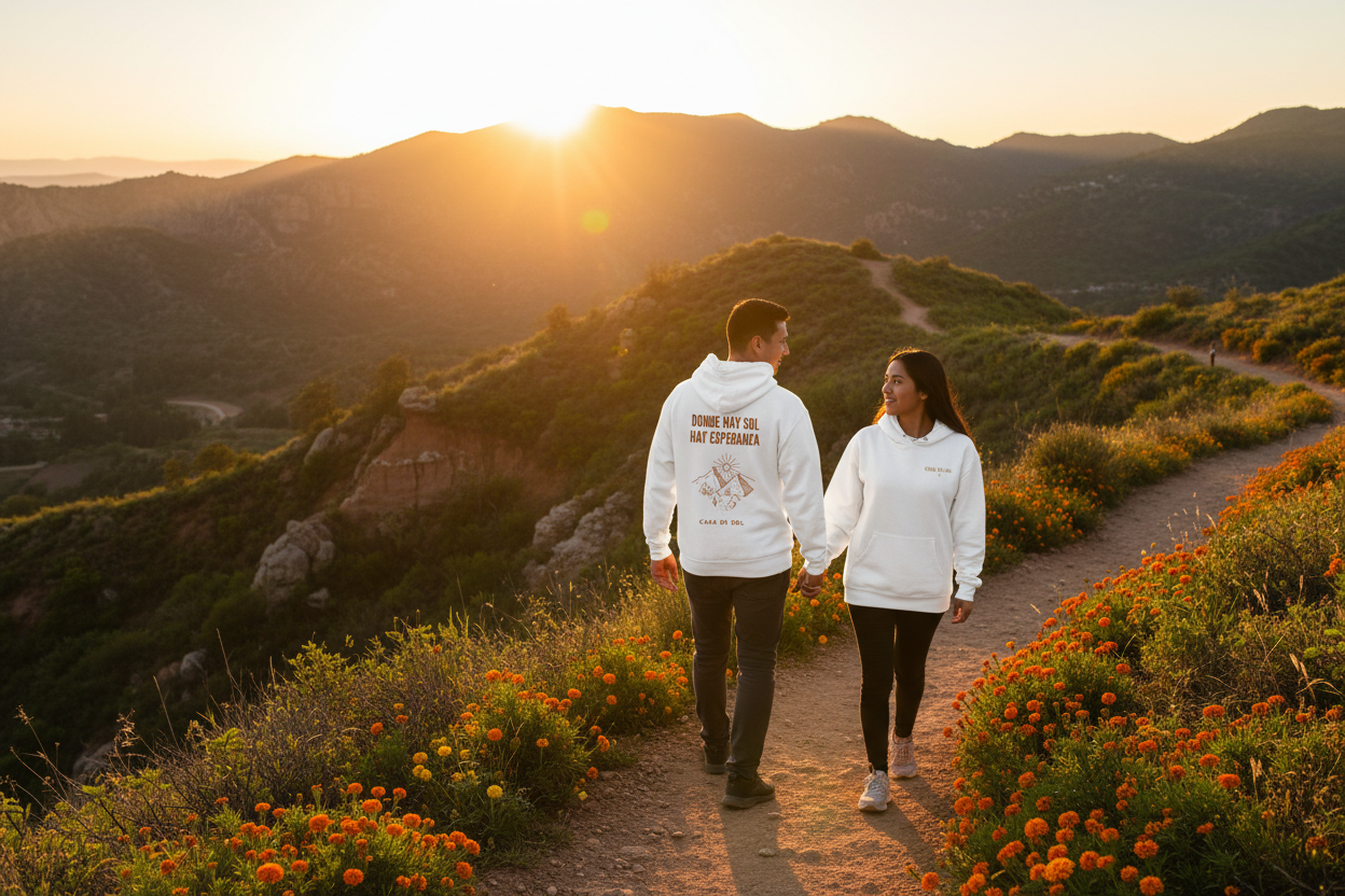 Casa De Sol Couple on Trail